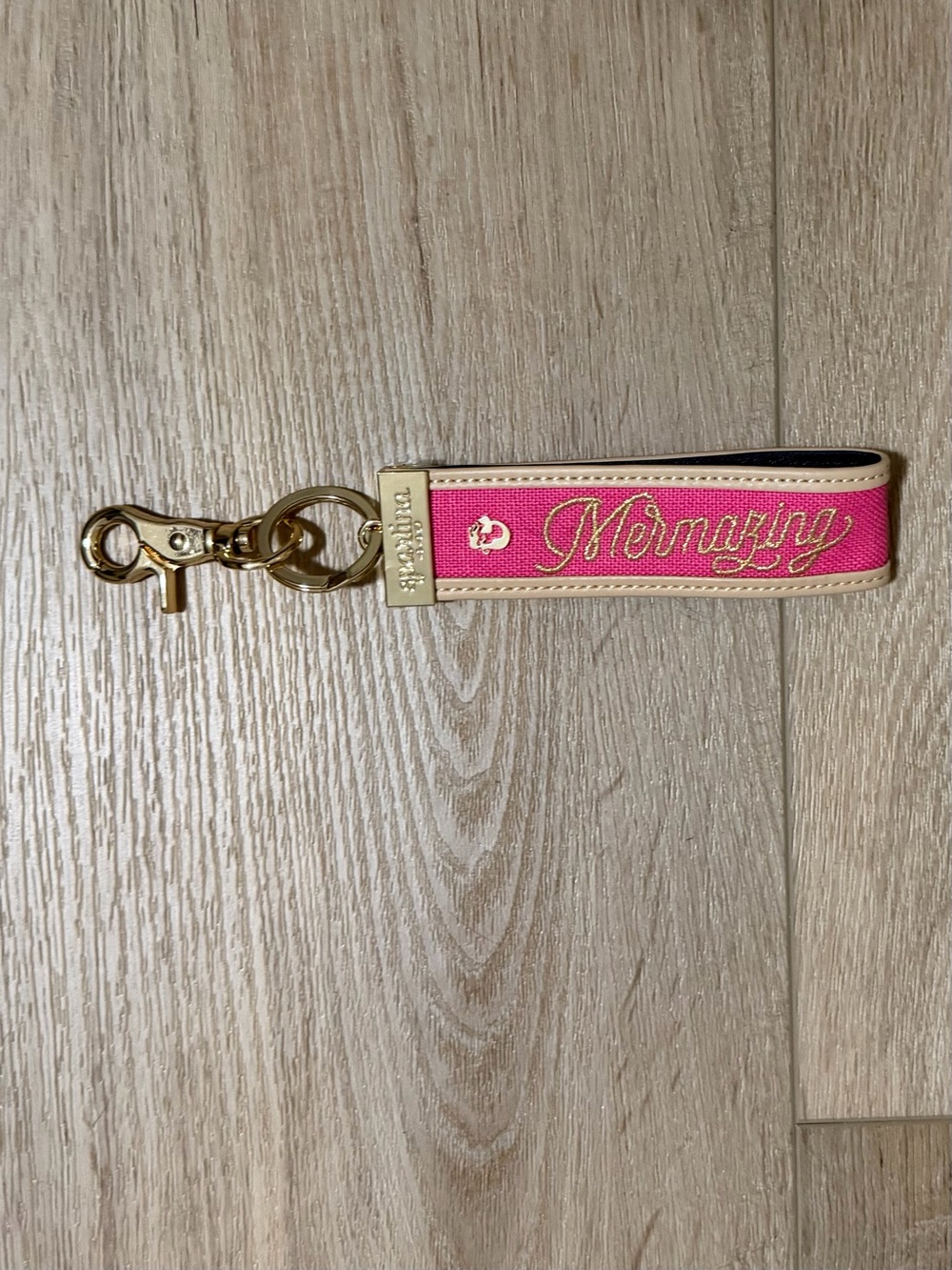 Spartina Pink Mermazing Grab and Go Keychain